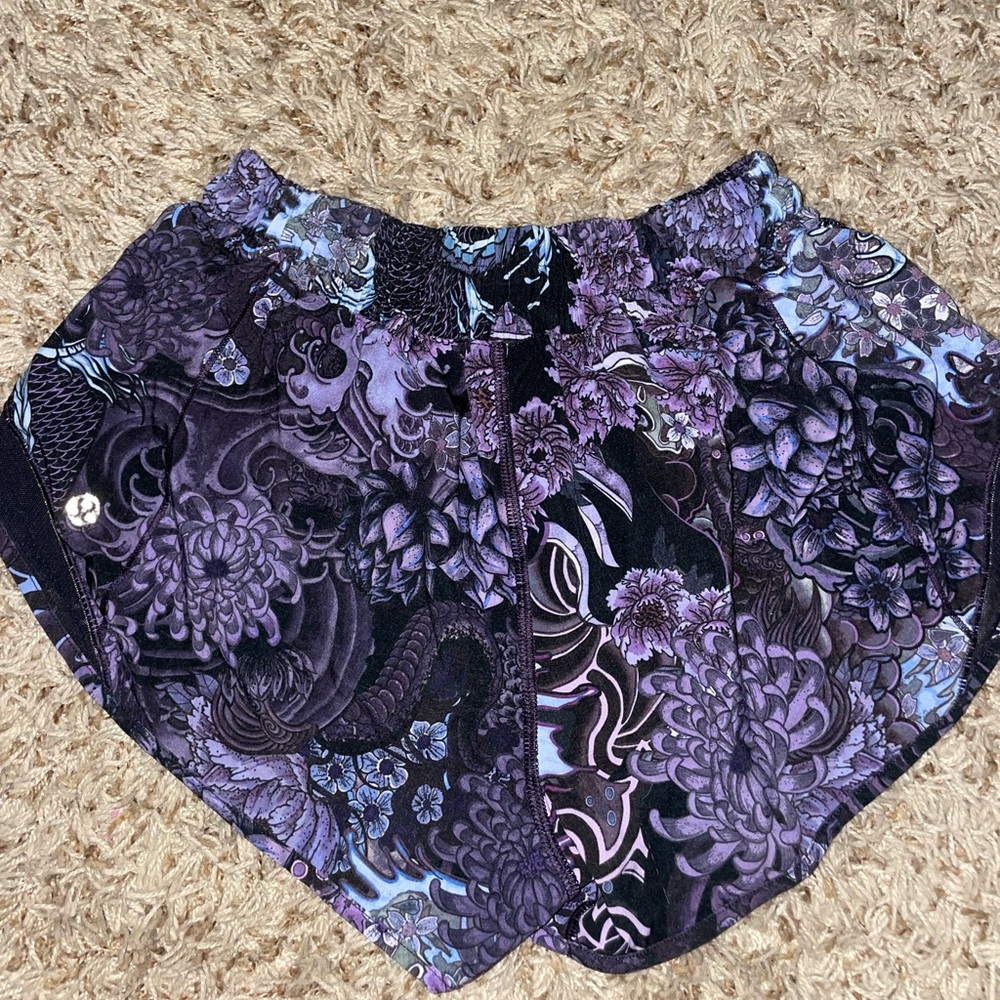Purple Lululemon shorts Size 6